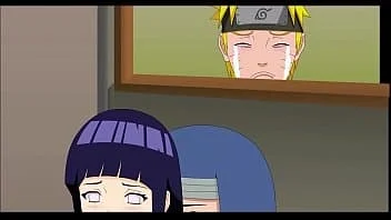 Hinata faz Naruto chorar assistindo sua foda com outro