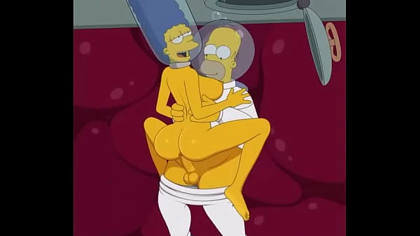 Marge dando pra Homer gostoso