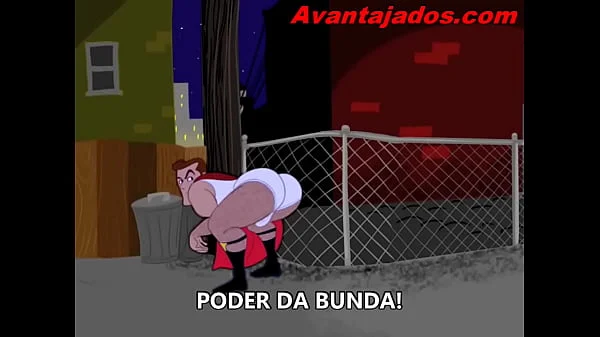 Peituda loirinha senta na rola em anime pornô
